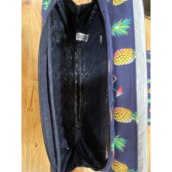 Vera Bradley Organizer Toucan Party Pineapple Tropical Travel Toiletry Bag - Picture 3 of 6